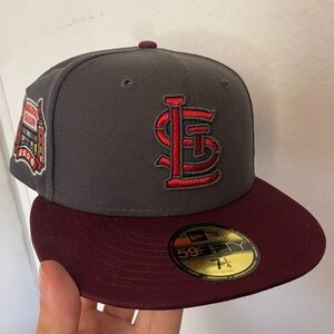 Hat club stained St. Louis cardinals 2006 inaugural season size 7 1/4 brand new